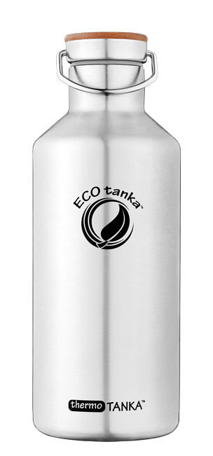 ECOtanka thermoTANKA 800ml vacuum stainless steel bottle ECOtanka thermotanka 800ml with stainless steel bamboo lid